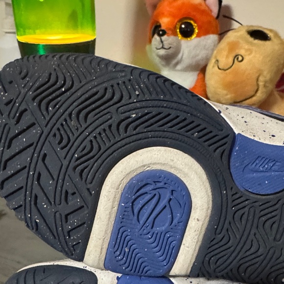 Nike Kids Royal Blue Basketball Sneakers - Picture 6 of 7